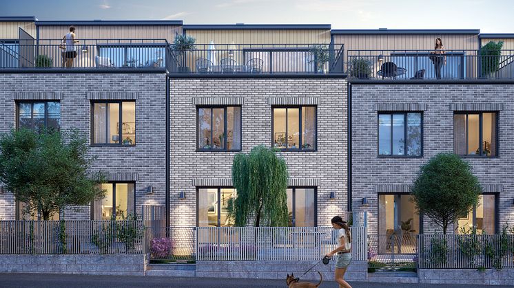Säljstart för radhus i Järvastaden