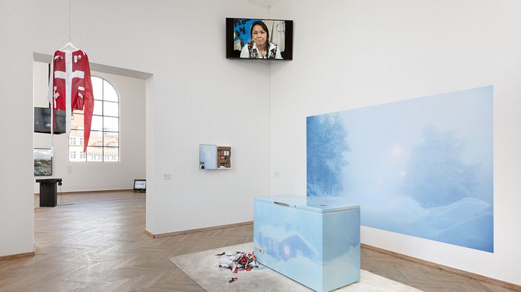 Installation view, New Red Order Presents: One if by Land, Two if by Sea, Kunsthal Charlottenborg, 2022. 
