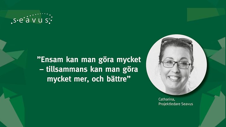 Träffa Catharina - projektledare på Seavus i Stockholm