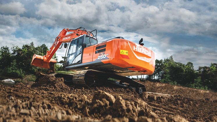 Hitachi ZX250LC-6 bandgrävare Delvator