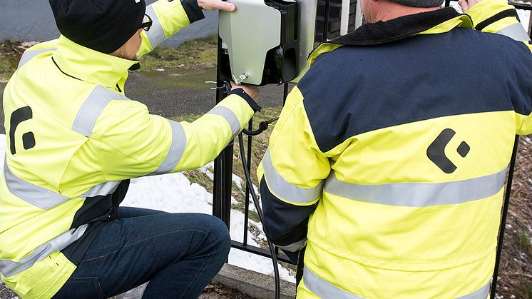 Installation av DEFA Wallbox  hos villakund