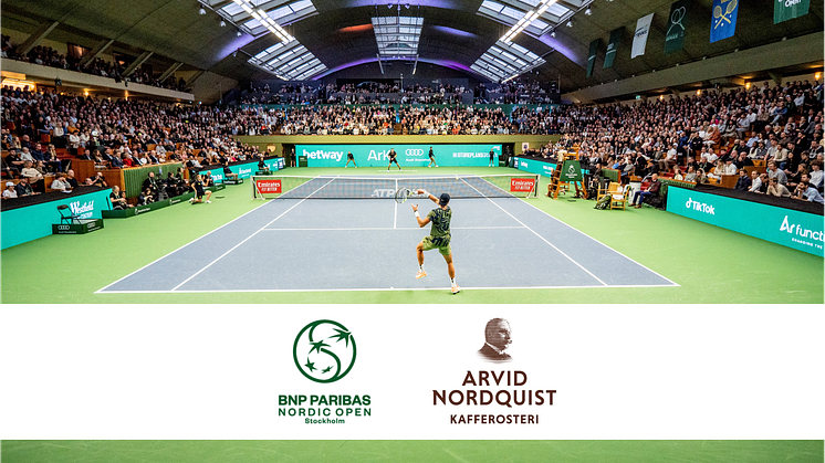 ARVID NORDQUIST blir exklusiv kaffepartner till BNP Paribas Nordic Open 2023