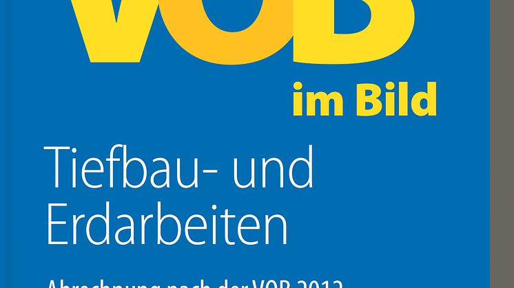 VOB im Bild – Tiefbau- und Erdarbeiten, 21. Auflage 2D (tif)