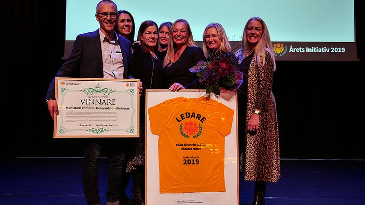  Halmstads kommun Hemvårdsförvaltningen, vinnare av Årets Initiativ 2019
