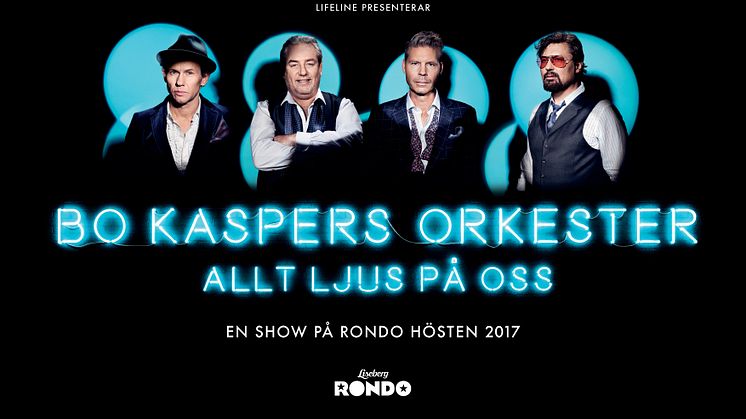 Bo Kaspers Orkester gör show på Rondo – Allt ljus på oss 