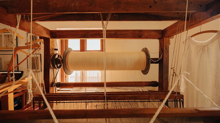 Webstuhl in der Babelsberger Weberstube