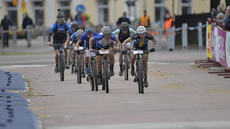 Cykelvasan 90 Elit 2021 damklassens spurt