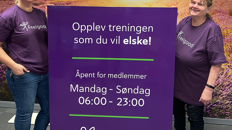 Gunn Toril Haugen (t.v.) og Marit Elisabeth Gresseth er klar med nytt Feelgood-senter i Stjørdal.