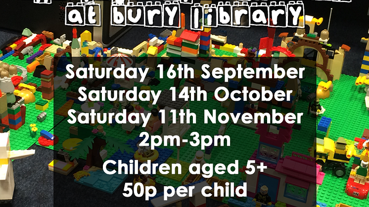 Join our exciting LEGO Club from September