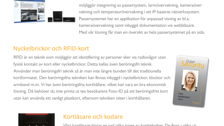 Passersystem för butiken