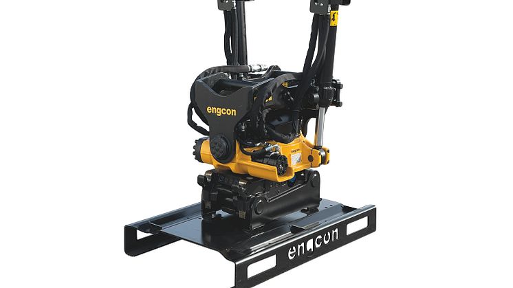 Engcon vereinfacht Transport und Lagerung von Tiltrotatoren 