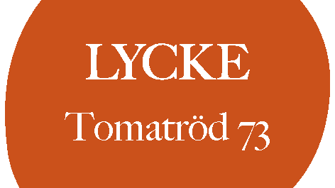Tomatröd 73 Mosebacke Lycke Kulörplupp