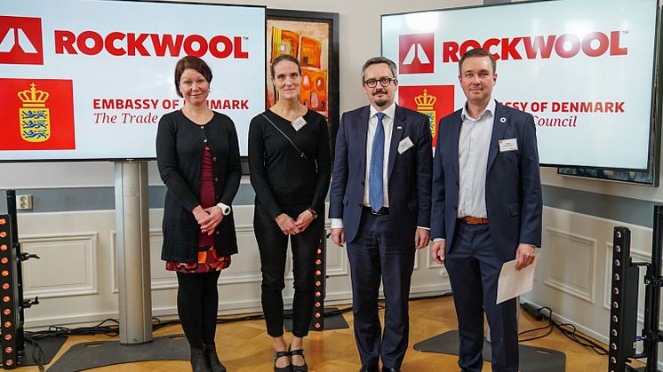 ROCKWOOL tilaisuus Tanskan suurlähettilään residenssissä 19.10.2021 