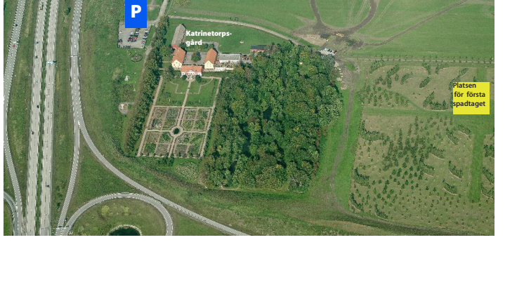 Ett första spadtag för Millennieskogen