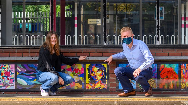 Annabelle Shields and Oliver Dowden MP