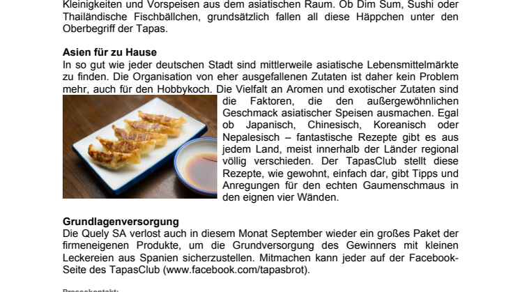 Tapas asiatischer Art 