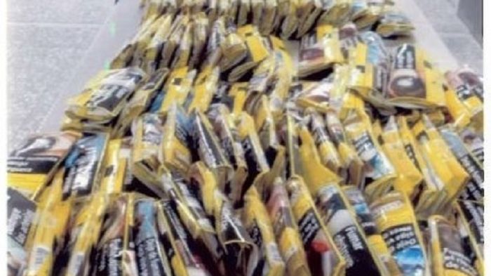 Smuggled tobacco pouches discovered at Bristol Airport