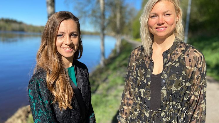 Maria Olofsson och Magdalena Lindström från Uminova Innovation programleder.
