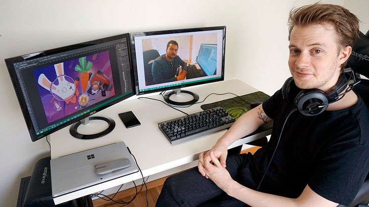 Max Nielsen vill ta mobilspel till en ny nivå. Men har inte tagit fram Space Pack: Friend Challenge för att tjäna pengar.