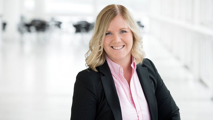 Erika Karlsson, projektledare på Elmia, har fått det internationella stipendiet UFI's 2020 Next Generation Leadership Grant. Foto: Elmia AB.