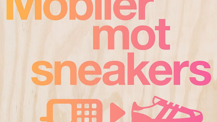 Tre återvinner mobiler mot sneakers på Skandinaviens största sneakersloppis 