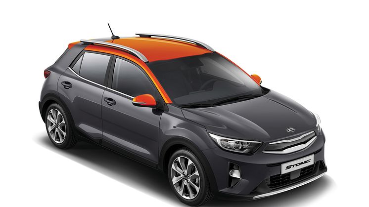Kia Stonic Grey Orange