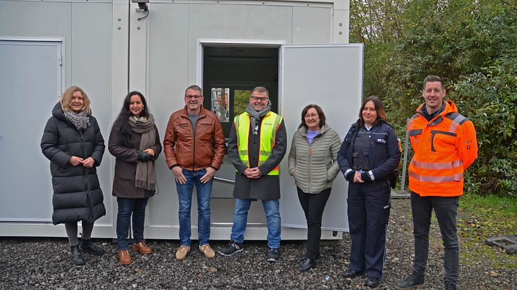 Algeco hat der Stadt Kehl für den Winter fünf Wohncontainer gespendet, in denen Obdachlose einen warmen Schlafplatz finden.