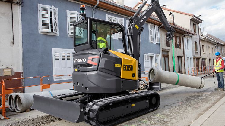 Volvo ECR50 - mångsidighet