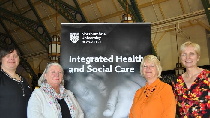 L-R: Jemma James, Sue Tiplady, Professor Glenda Cook and Dr Juliana Thompson 