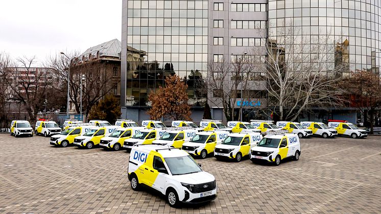 Ford Romania finalizează livrarea către DIGI Romania a peste 470 de Ford Transit Courier, model produs în fabrica de la Craiova.