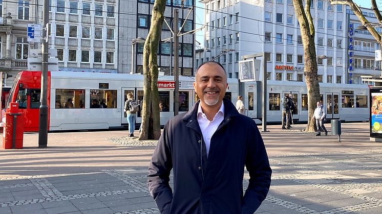 Jawed Barna auf dem Neumarkt in Köln