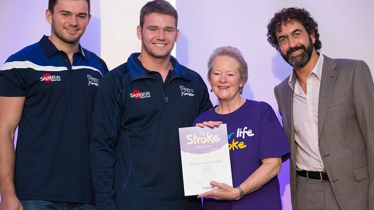 ​Stalybridge stroke survivor receives regional recognition