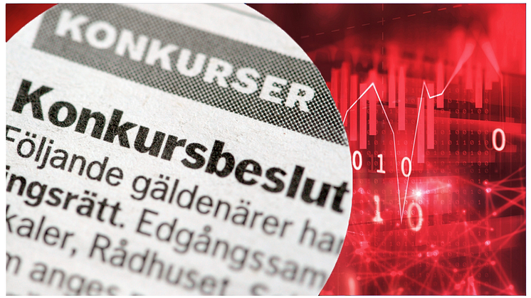 Konkursvågen fortsätter: Över 800 aktiebolag i graven i oktober