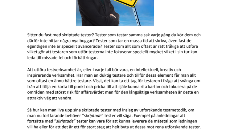 Förbättra dina skriptade tester genom inslag av utforskande testmetodik