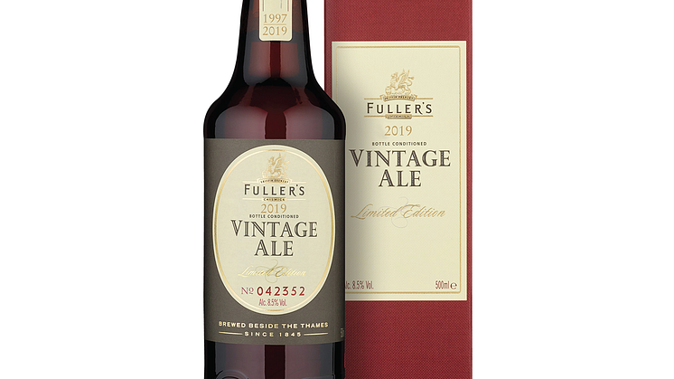 ​Årlig ölklassiker är tillbaka - Fuller’s Vintage Ale 2019