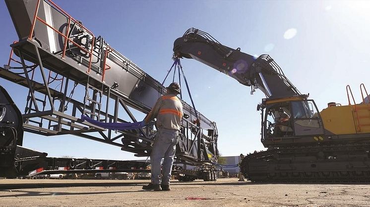 Volvo CE introducerar innovativt lyftläge för flerfunktionella rivningsbommar