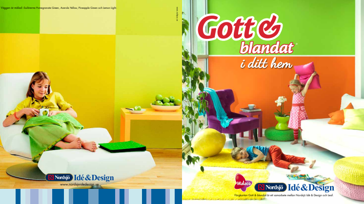 Ny färgkarta: Gott & blandat i ditt hem