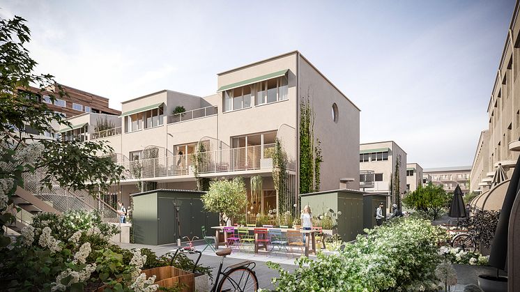 28stadsradhus och 54 lägenheter uppförs i porslinskvarteren, Gustavsberg.