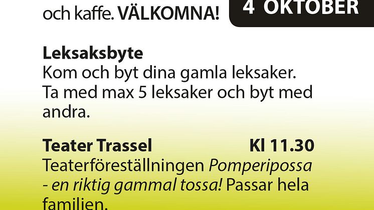 Pomperipossa och kanelbullar på Lindängenbibliotekets familjefest