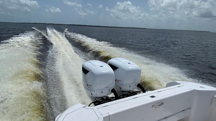 High res image - Cox Powertrain - CXO300 white twin installation