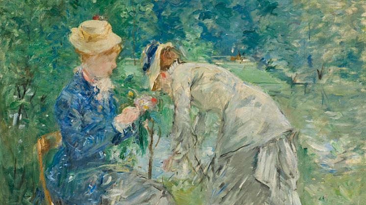 Berthe Morisot, In the Bois de Boulogne, before 1880. Photo: Erik Cornelius/Nationalmuseum.