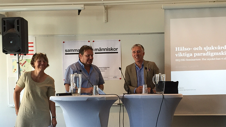 Praktikertjänsts vd deltog i SIQ:s paneldebatt i Almedalen