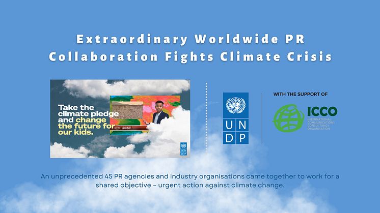 Extraordinary Worldwide PR Collaboration Fights Climate Crisis