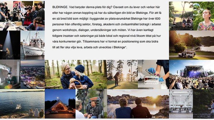 Pressinbjudan speciellt till dig! Välkommen på lansering av Blekinges nya platsvarumärke, 21 maj 2024.