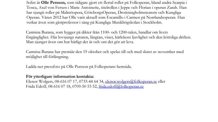 Damer i 80-årsåldern får jobb på Folkoperan