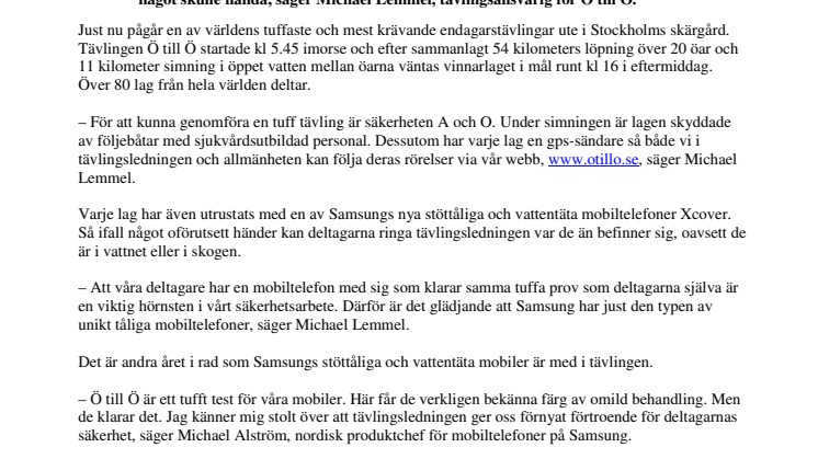 Samsung tuffaste mobil i den tuffaste tävlingen