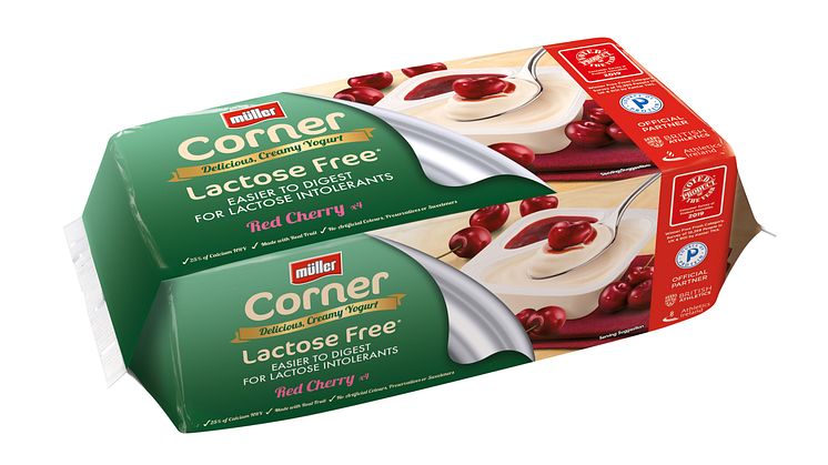 Müller Corner Lactose Free Red Cherry