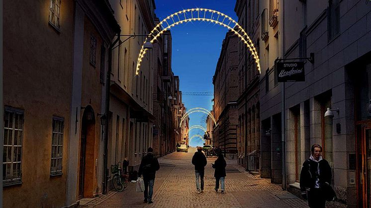 Postgatan i nytt ljus året runt
