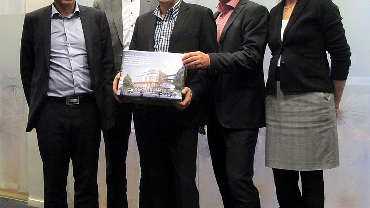 HSBs VD skriver på LOI med Johanneberg Science Park och Chalmersfastigheter.