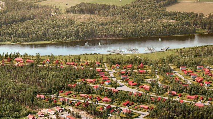 Tio nya tomter (närmas i bild) släpps den 14 juni på Norrskensvägen på det nya villaområdet Brännan i Sävast.